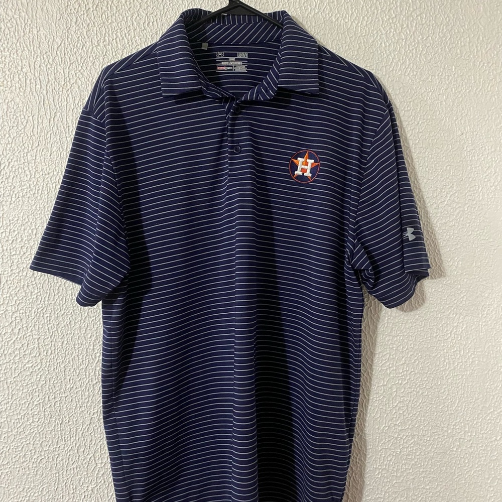 Under Armor Houston Astros heat gear polo shirt